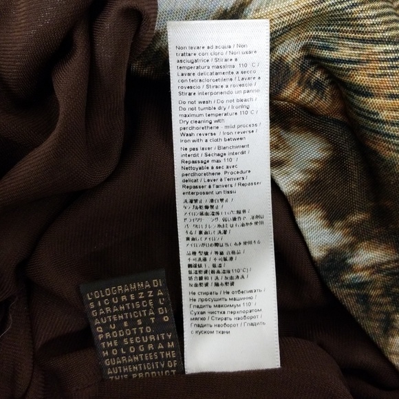 Roberto Cavalli Shift Long Sleeved Dress Size S - Picture 5 of 10